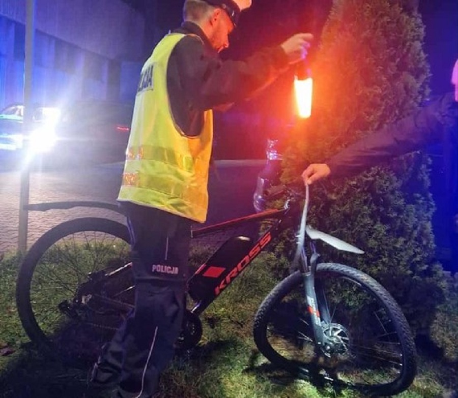 Potrącenie nastoletniego rowerzysty